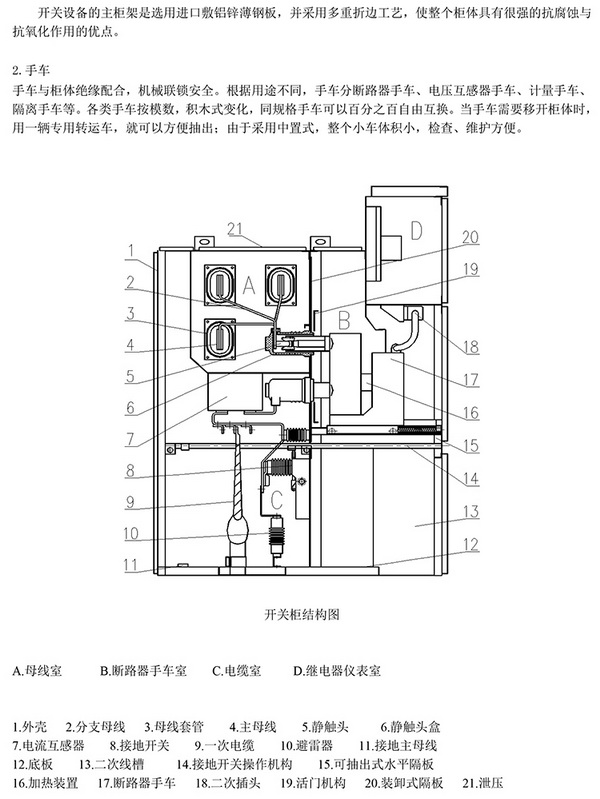 10KV高壓開(kāi)關(guān)柜　咨詢熱線：400-128-7988